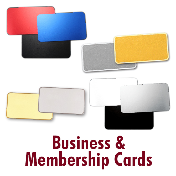 Business Card Identification Plates