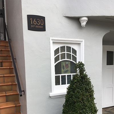 Address Plaque for townhomes 