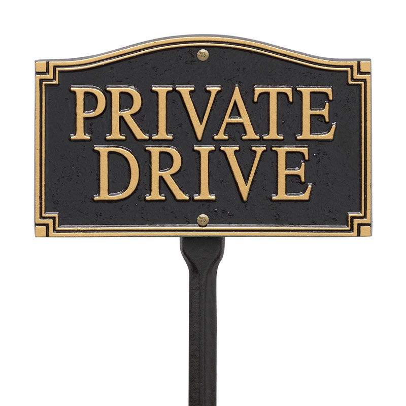 private drive post mount